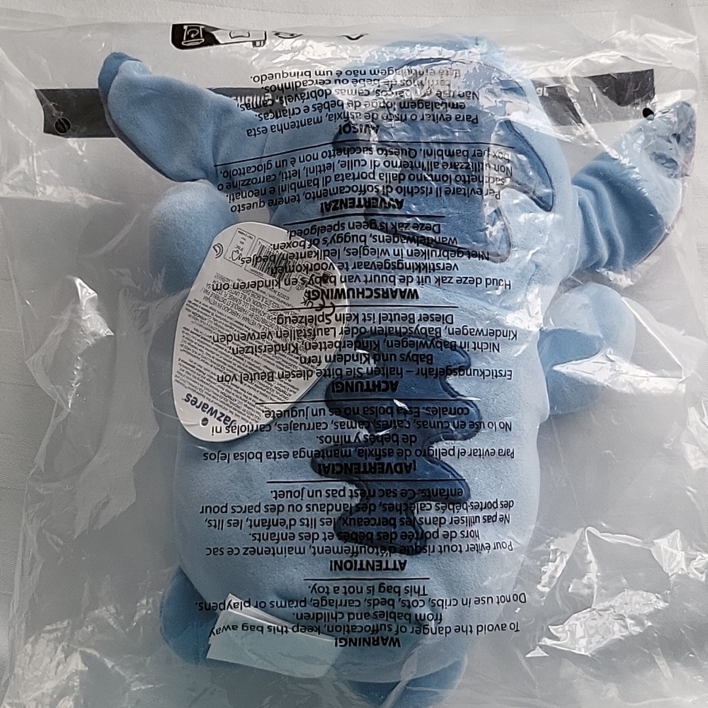 NWT Squishmallows Disney Original 10" Stitch Hug-Mees Ultrasoft Plush Toy - Picture 3 of 7